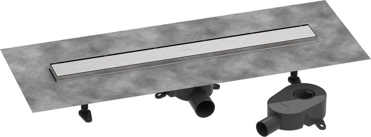 HANSGROHE RainDrain Go Duschrinne 700 mm Komplettset rückseitig befliesbar