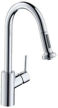 HANSGROHE TALIS S Küchenmischer 220 mit Ausziehbrause und sBox – chrom