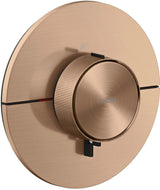 AXOR ShowerSelect ID HighFlow Thermostat Unterputz rund Chrom – präzise Temperatur- und Volumensteuerung