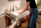 HANSGROHE Rebris S Einhebel-Waschtischmischer 110 mit Zugstangen-Ablaufgarnitur chrom