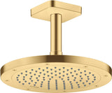 AXOR Kopfbrause 245 1jet EcoSmart Chrom – 245 mm Rain Strahl für Wand- und Deckenmontage