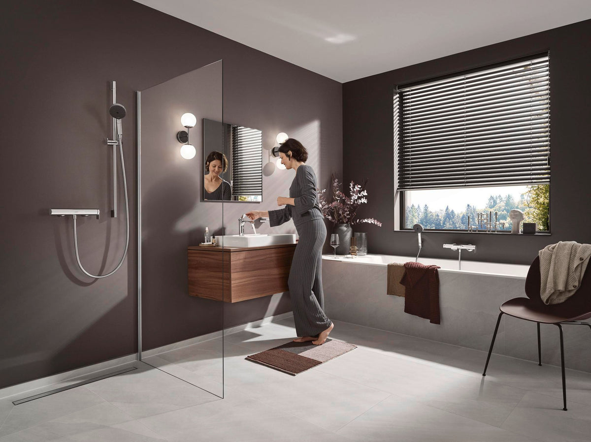 Hansgrohe Vivenis Einhebel-Brausemischer Aufputz Chrom – Temperaturbegrenzung & Keramikmischsystem