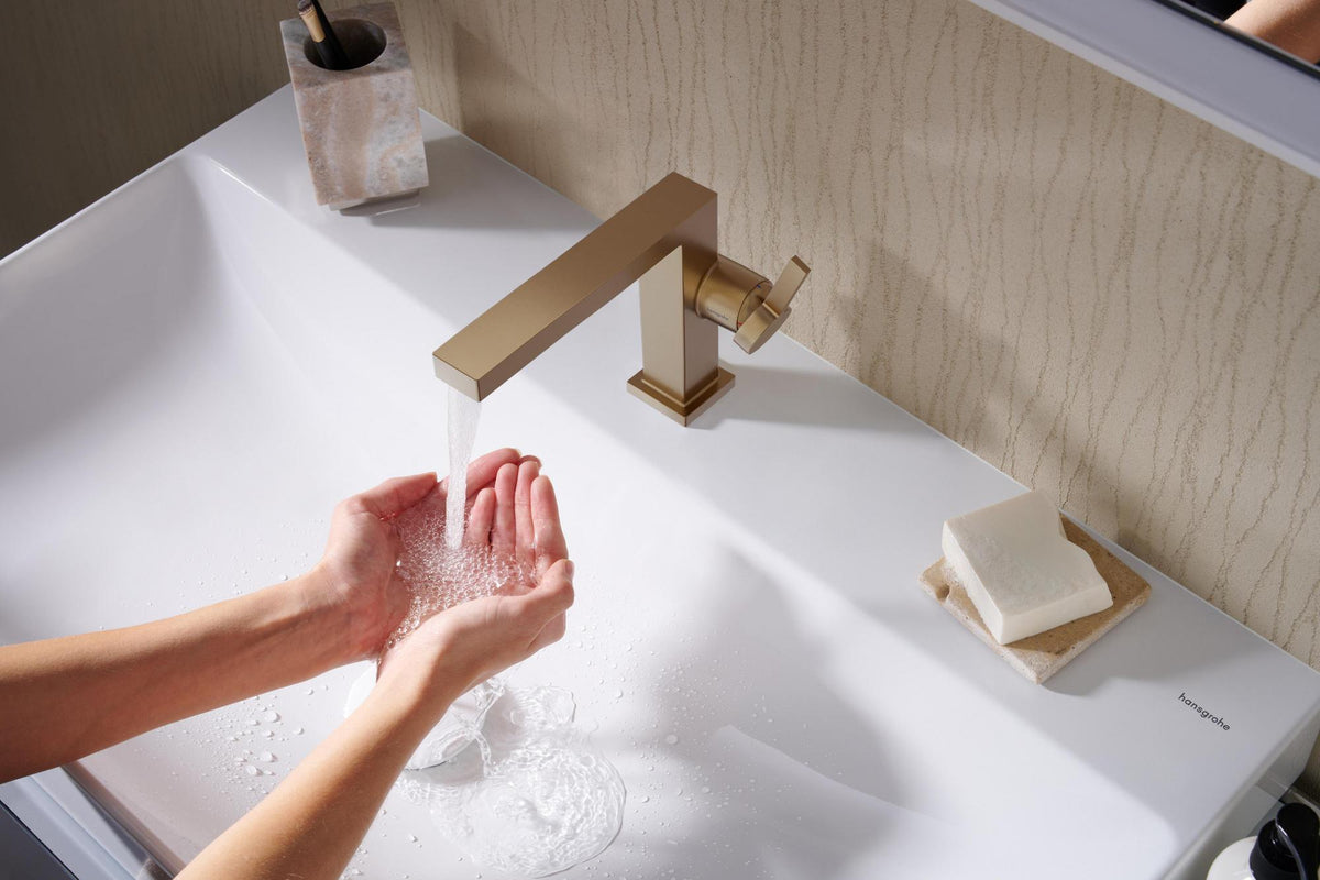 Hansgrohe Tecturis E Waschtisch-Einhandhebelmischer mit ComfortZone 110 und CoolStart