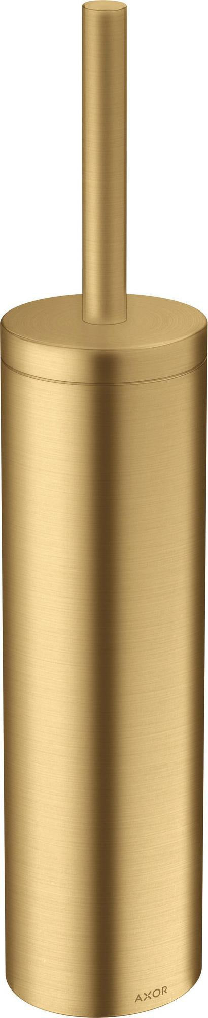AXOR Universal Circular Toilettenbürstenhalter Wandmontage mattweiß – Metall, mit Deckel