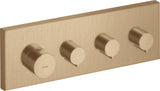 AXOR STARCK SHOWERCOLLECTION Thermostatmodul DN 20 für 3 Verbraucher, eckig, Chrom