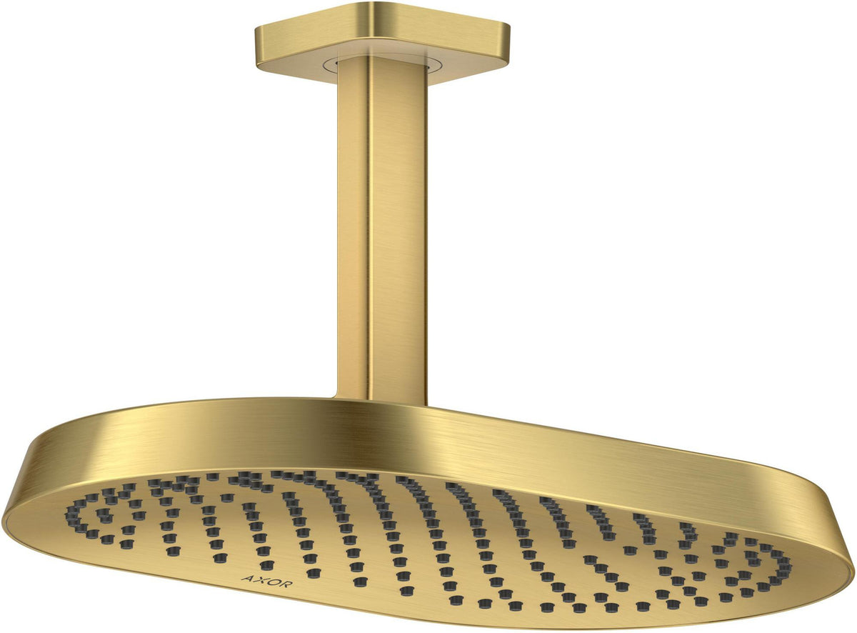 AXOR ShowerSphere 1jet EcoSmart Kopfbrause 370/220 mit Deckenanschluss – Rain FlexPower