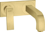 AXOR CITTERIO Fertigmontageset Unterputz-Waschtischmischer 220 mm Hebelgriff Gold