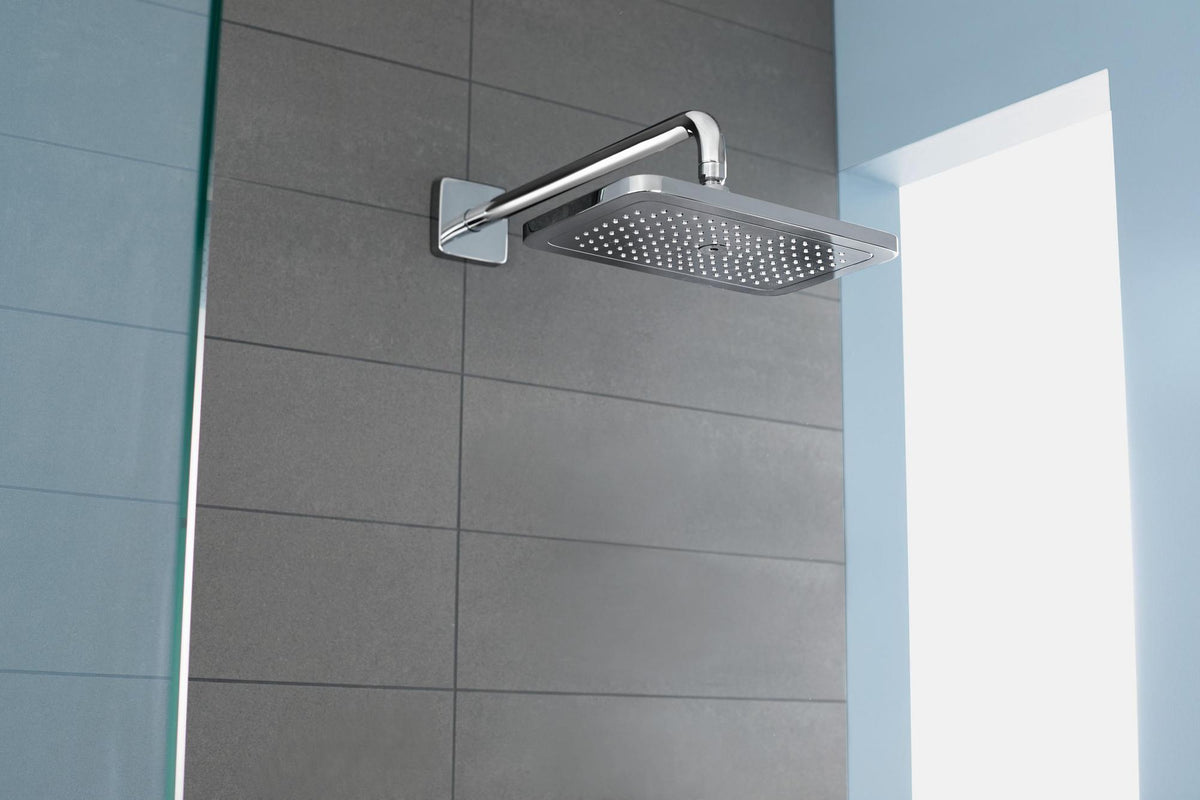 HANSGROHE Kopfbrause Croma E 280 1jet chrom – rechteckig, RainAir, wand- & deckenmontierbar