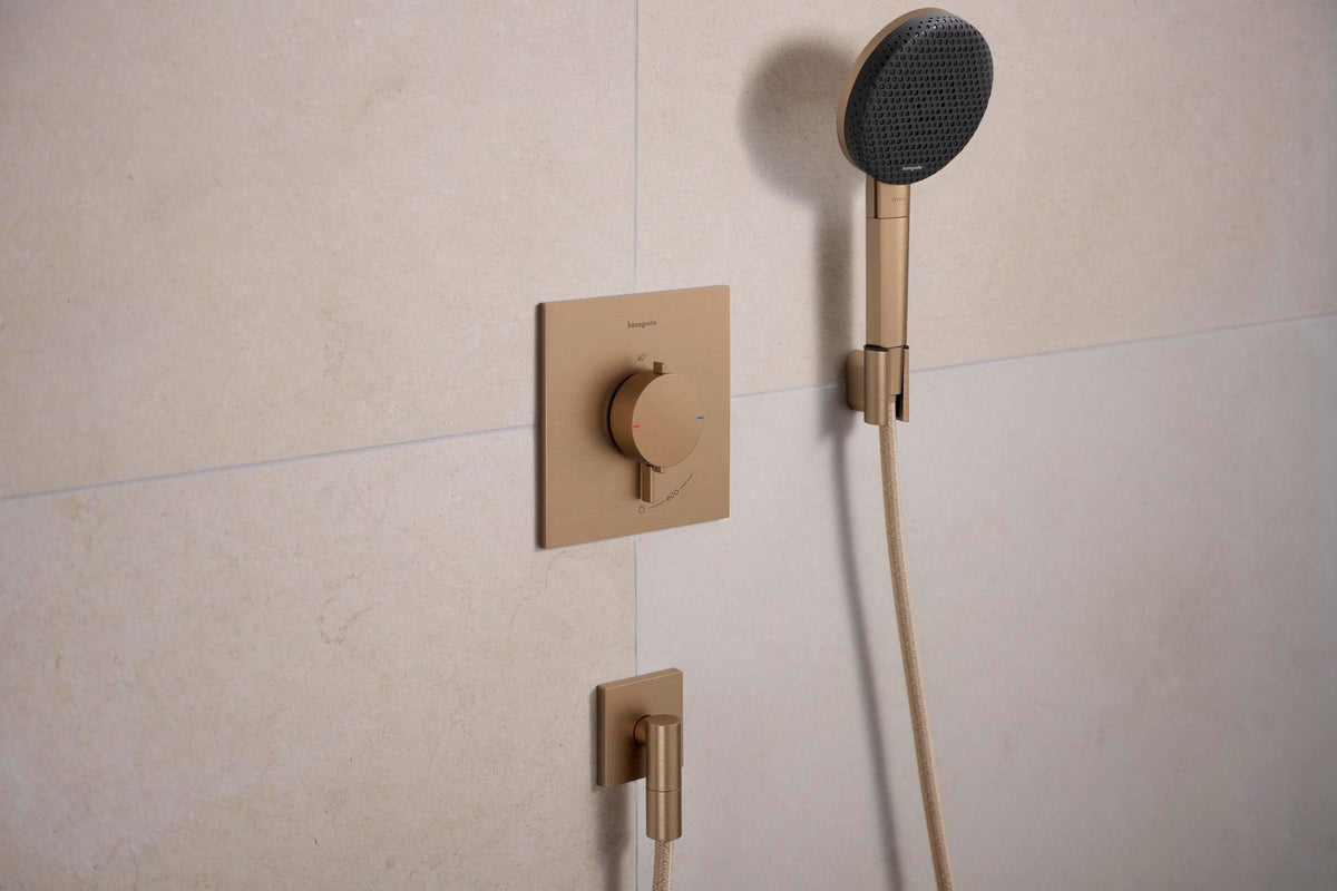 HANSGROHE Porter Fine Brausehalter – Wandhalterung aus Metall für konische Brauseschläuche