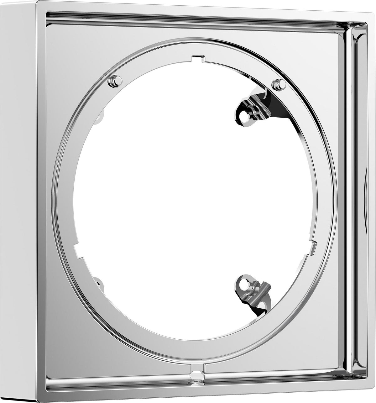HANSGROHE Verlängerungsrosette 22 mm Chrom für ShowerSelect Comfort E – Quadratisch 170 x 170 mm
