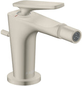 AXOR Citterio C Einhebel-Bidetmischer mit Zugstangen-Ablaufgarnitur, Ausladung 113 mm, chrom