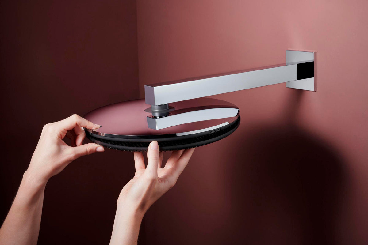 Hansgrohe Raindance Alive S 300 2jet EcoSmart Kopfbrause mit Brausearm – 300 mm, schwarz