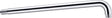 hansgrohe Brausearm 450 mm chrom – 90° Winkel, G 1/2 Anschluss, UBA-konform