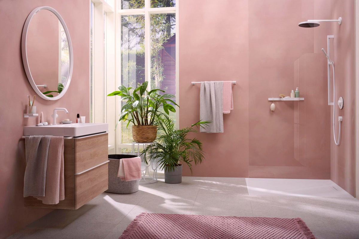 HANSGROHE Tecturis S Einhebel-Waschtischmischer 130 mm Ausladung Push-Open Chrom