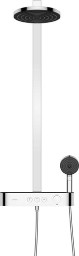 HANSGROHE Showerpipe Pulsify 260 2jet mit Brausethermostat – Chrom, PowderRain & CoolContact