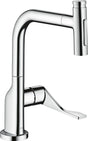 AXOR Citterio Spültischmischer 230 Select 2jet mit Ausziehbrause Chrom – ComfortZone und Select-Technologie