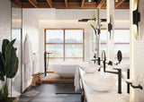 HANSGROHE Metropol Einhebel-Wannenmischer bodenstehend DN15 Chrom mit Stabhandbrause