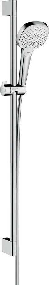 HANSGROHE Croma Select E Multi Brauseset mit Unica Croma Stange 650 mm, weiß/chrom
