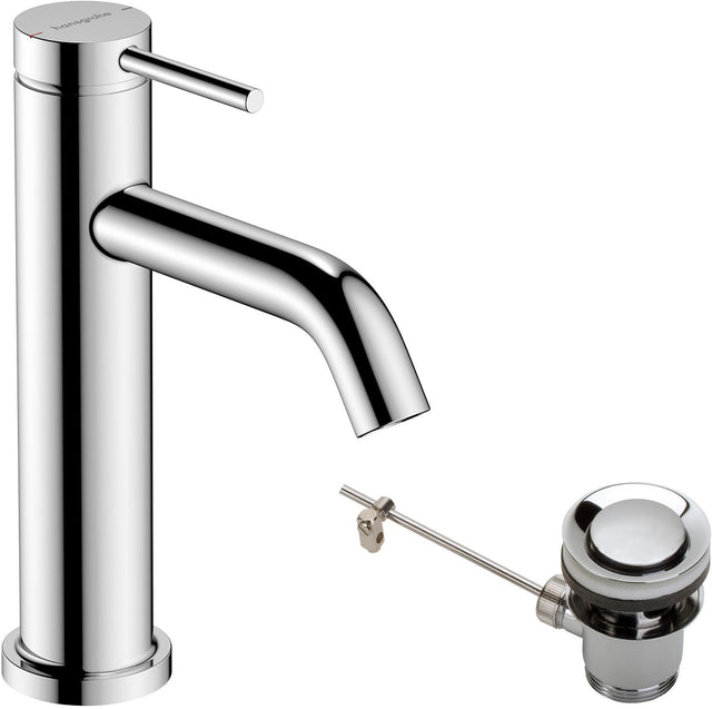HANSGROHE HG Einhebel-Waschtischmischer Tecturis S ComfortZone 110 mit Zugstange chrom