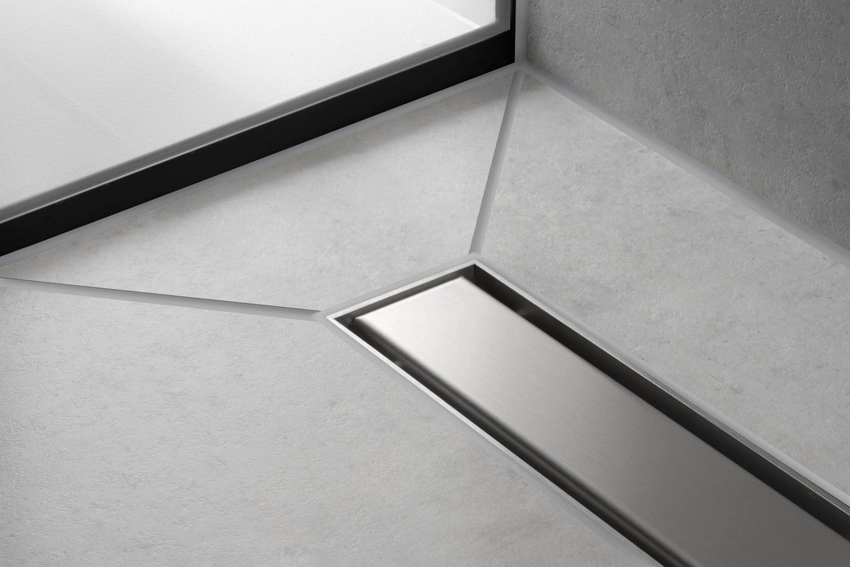 HANSGROHE RainDrain Match Duschrinne 600 mm mattschwarz höhenverstellbar