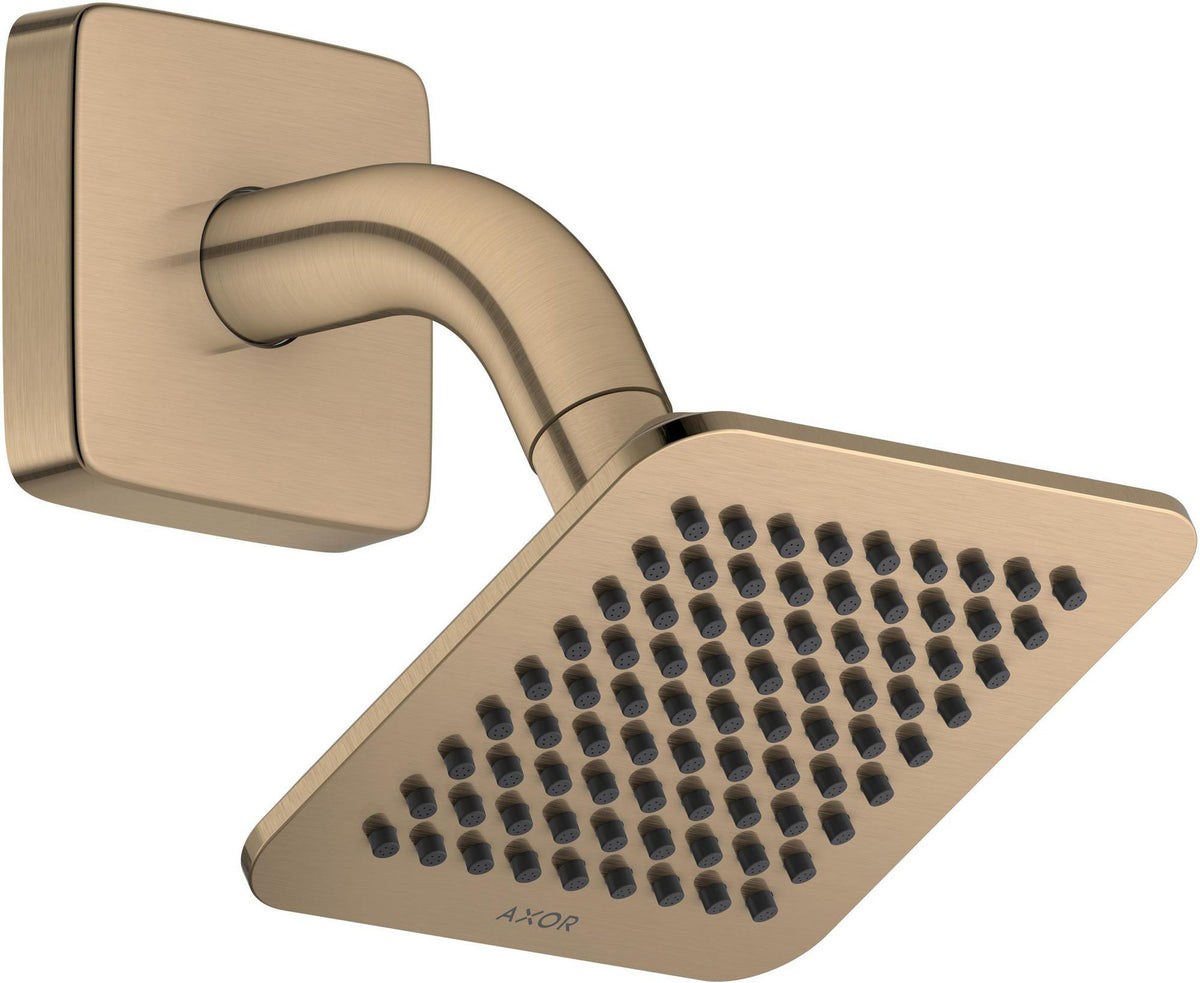 AXOR Citterio C Kopfbrause 120x120 mm 1jet mit Brausearm – PowderRain Strahl