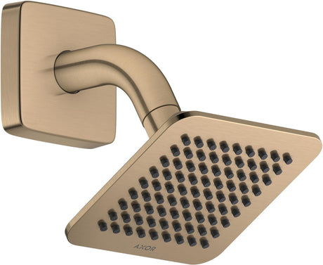 AXOR Citterio C Kopfbrause 120x120 mm 1jet mit Brausearm – PowderRain Strahl