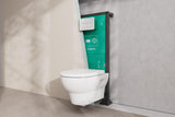Hansgrohe iFrame Original Q Betätigungsplatte mit 2-Mengen-Spülung in Chrom