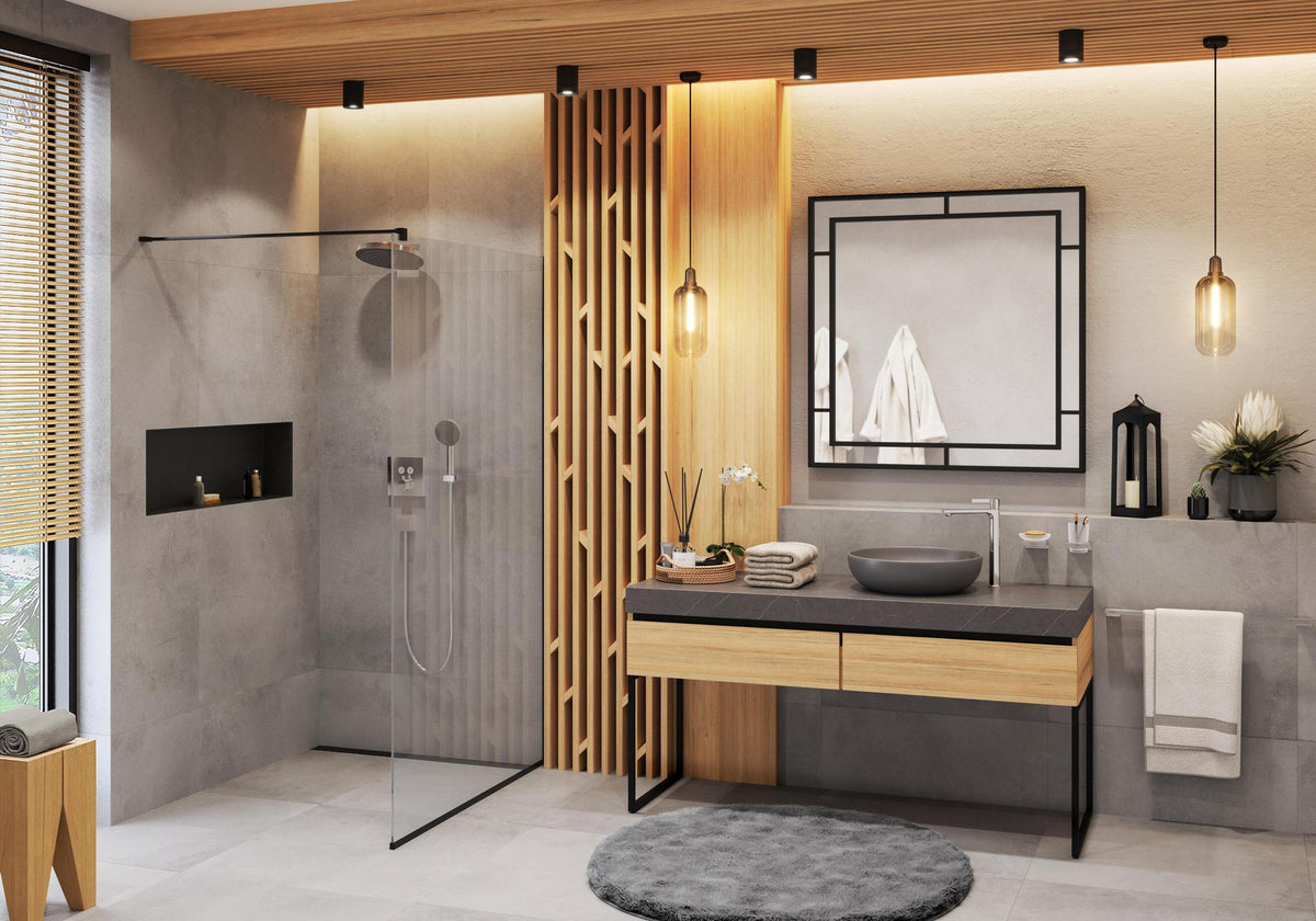 Hansgrohe FixFit Square Schlauchanschluss mit Rückflussverhinderer, chrom