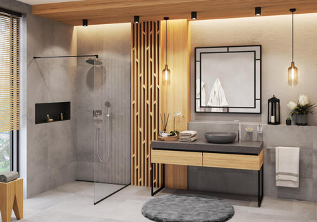 HANSGROHE Pulsify S Kopfbrause 260 mm – PowderRain Strahl, chrom, wand- oder deckenmontierbar