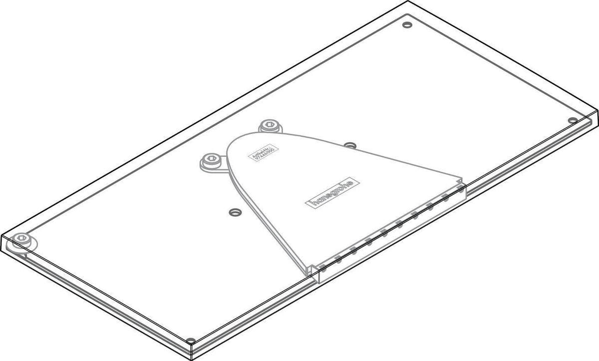 AXOR Massaud Absperrventil Chrom – Hansgrohe Ersatzteil für Brausestange 22 mm
