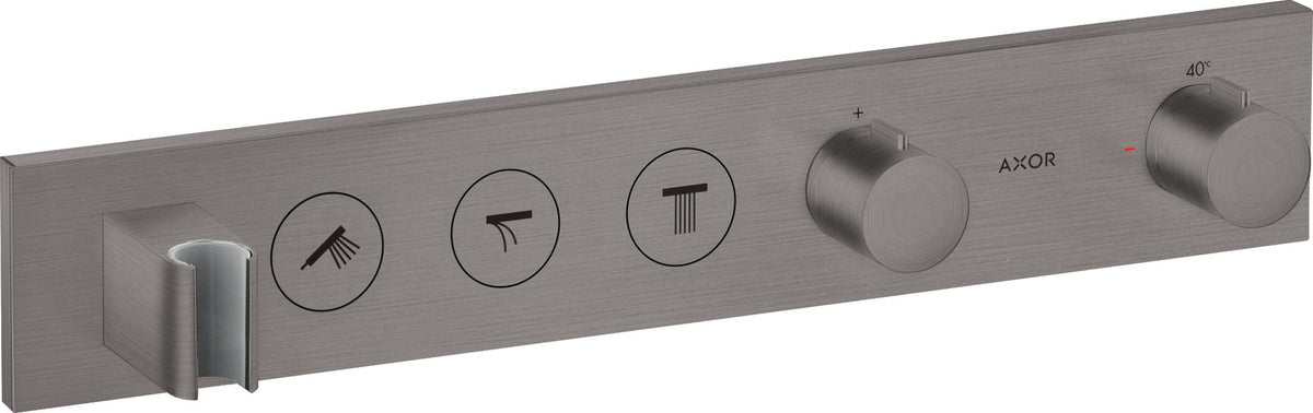AXOR ShowerSolutions Select Thermostatmodul 530/90 Chrom – 3 Verbraucher, gleichzeitige Nutzung