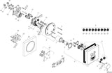 AXOR ShowerSelect Square UP Thermostat für 2 Verbraucher – Chrom, eckig, Select-Button