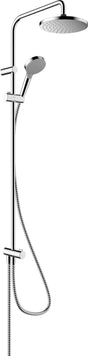 HANSGROHE Showerpipe VERNIS Blend 200 1jet Reno EcoSmart Chrom – Duschsystem mit Kopf- und Handbrause
