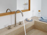 AXOR ONE Select 170 3-Loch-Waschtischarmatur mit Push-Open Ablaufgarnitur, Chrom