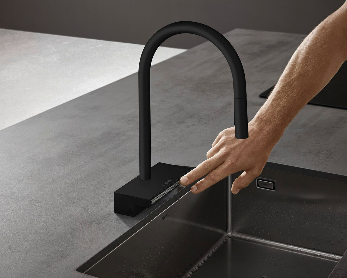 HANSGROHE Aquno Select M81 Spültischmischer 170 mit Ausziehbrause 3jet sBox chrom