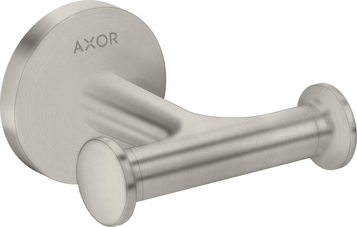 AXOR Universal Circular Handtuchhaken doppelt in brushed bronze – Wandmontage mit verdeckter Befestigung