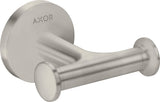 AXOR Universal Circular Handtuchhaken doppelt in brushed bronze – Wandmontage mit verdeckter Befestigung