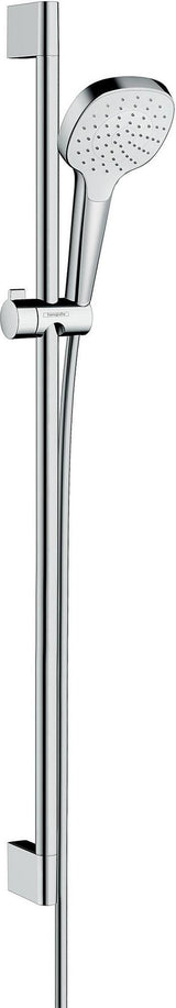 HANSGROHE Brauseset Croma Select E 1jet mit Unica Croma Stange 650 mm weiß/chrom