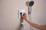 HANSGROHE Ecostat Comfort E Thermostat Unterputz Fertigset für 1 Verbraucher – Temperatur- und Volumensteuerung