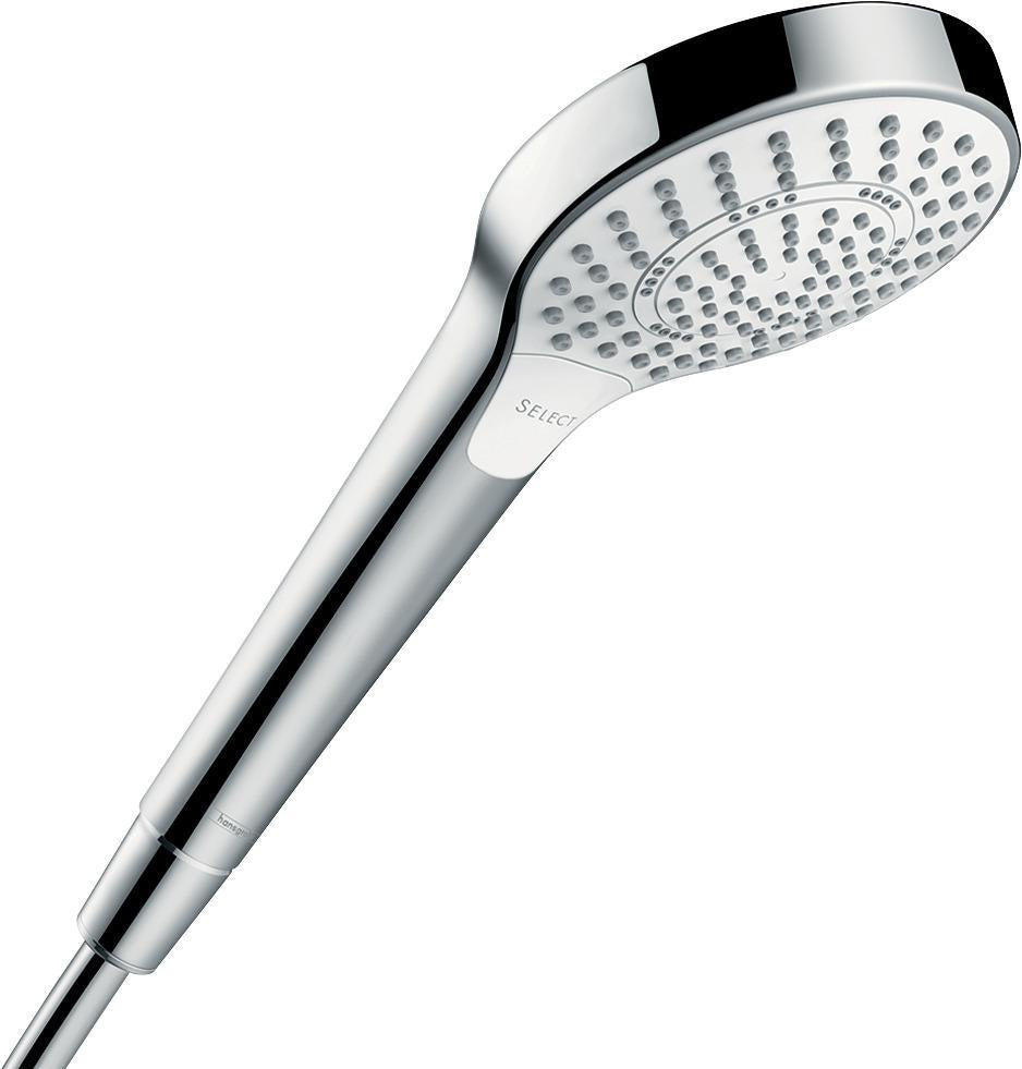 HANSGROHE Croma Select S Multi Handbrause 110 mm mit 3 Strahlarten weiß/chrom