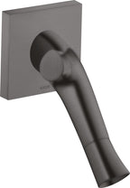 schwarz / brushed black chrome / gebürstet