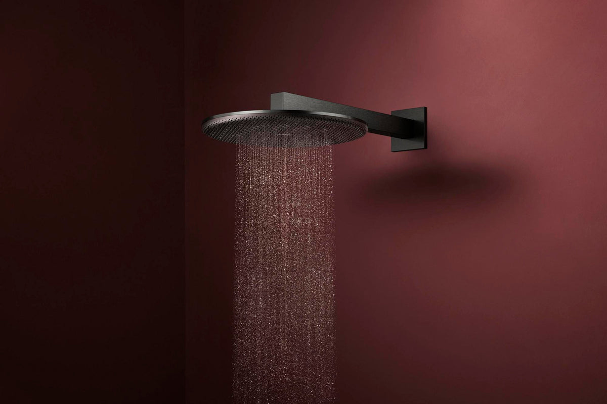 Hansgrohe Raindance Alive S 300 2jet EcoSmart Kopfbrause mit Brausearm – 300 mm, schwarz