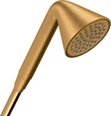 AXOR Handbrause 1jet DN 15 von Hansgrohe – 85 mm Rain Strahl, QuickClean Antikalk, Chrom