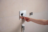 HANSGROHE Porter Fine Brausehalter – Wandhalterung aus Metall für konische Brauseschläuche