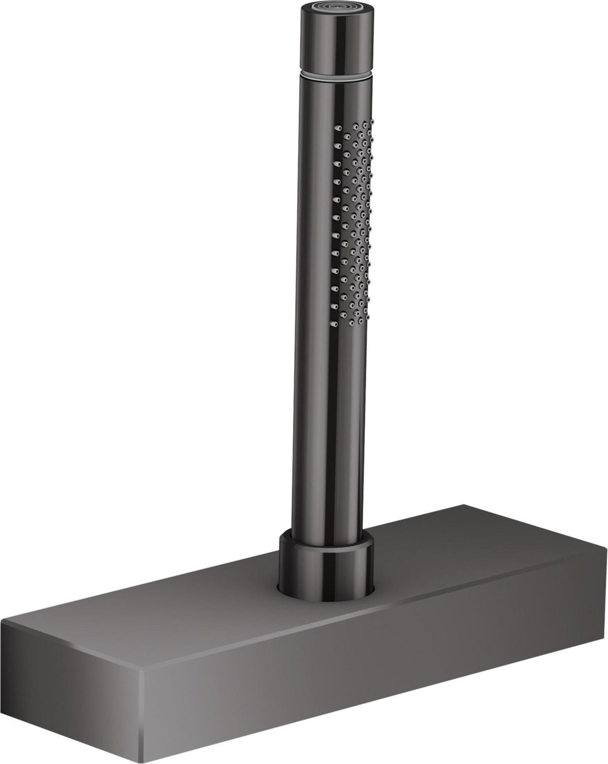 AXOR Edge Wannenrandset mit sBox und 2jet Handbrause in Chrom – thermostatisch, quadratisch