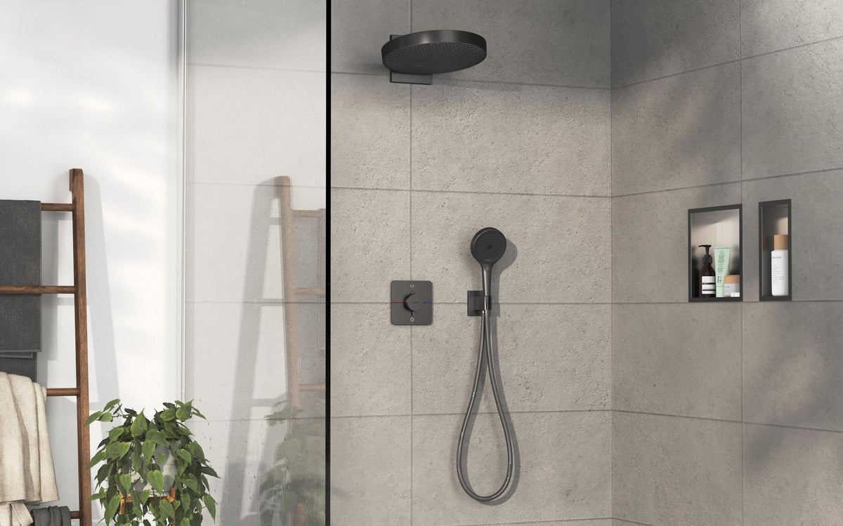 HANSGROHE ShowerSelect Comfort Q Thermostat UP Chrom – 2 Verbraucher, Select-Tasten, Mengensteuerung