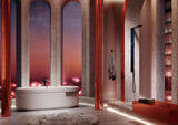 AXOR ShowerComposition Duschpaneel mit Thermostat, Kopf- und Schulterbrause Chrom