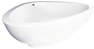 HANSGROHE AXOR MASSAUD Freistehbadewanne 1900 mm weiß – Designer-Wanne von Jean-Marie Massaud