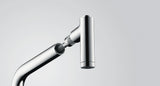 HANSGROHE Metris Select 320 Küchenmischer mit Ausziehauslauf, Select-Knopf und ComfortZone