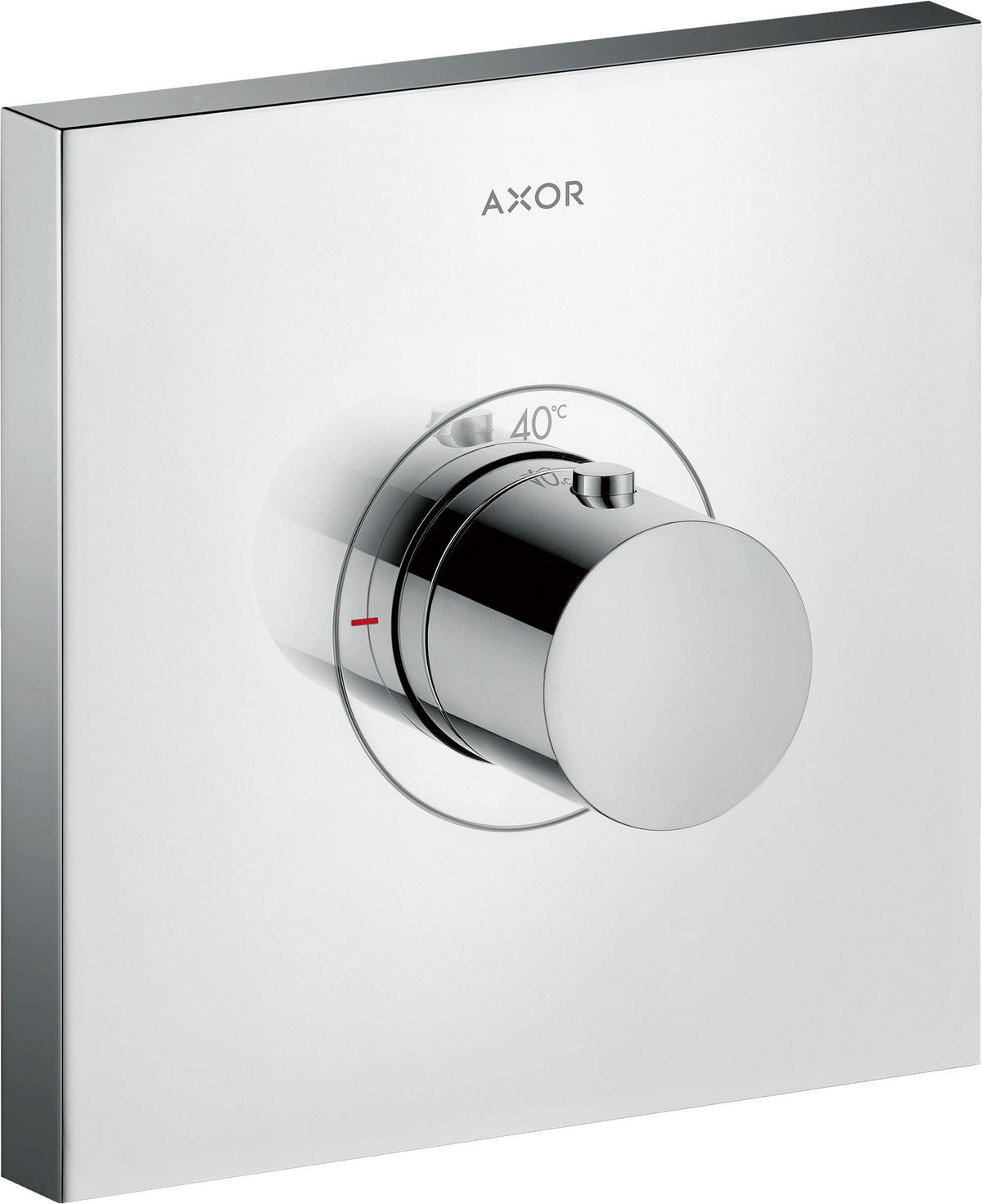 AXOR ShowerSelect Square Highflow UP Thermostatbatterie Chrom – Eckige Unterputz-Armatur mit 59 l/min